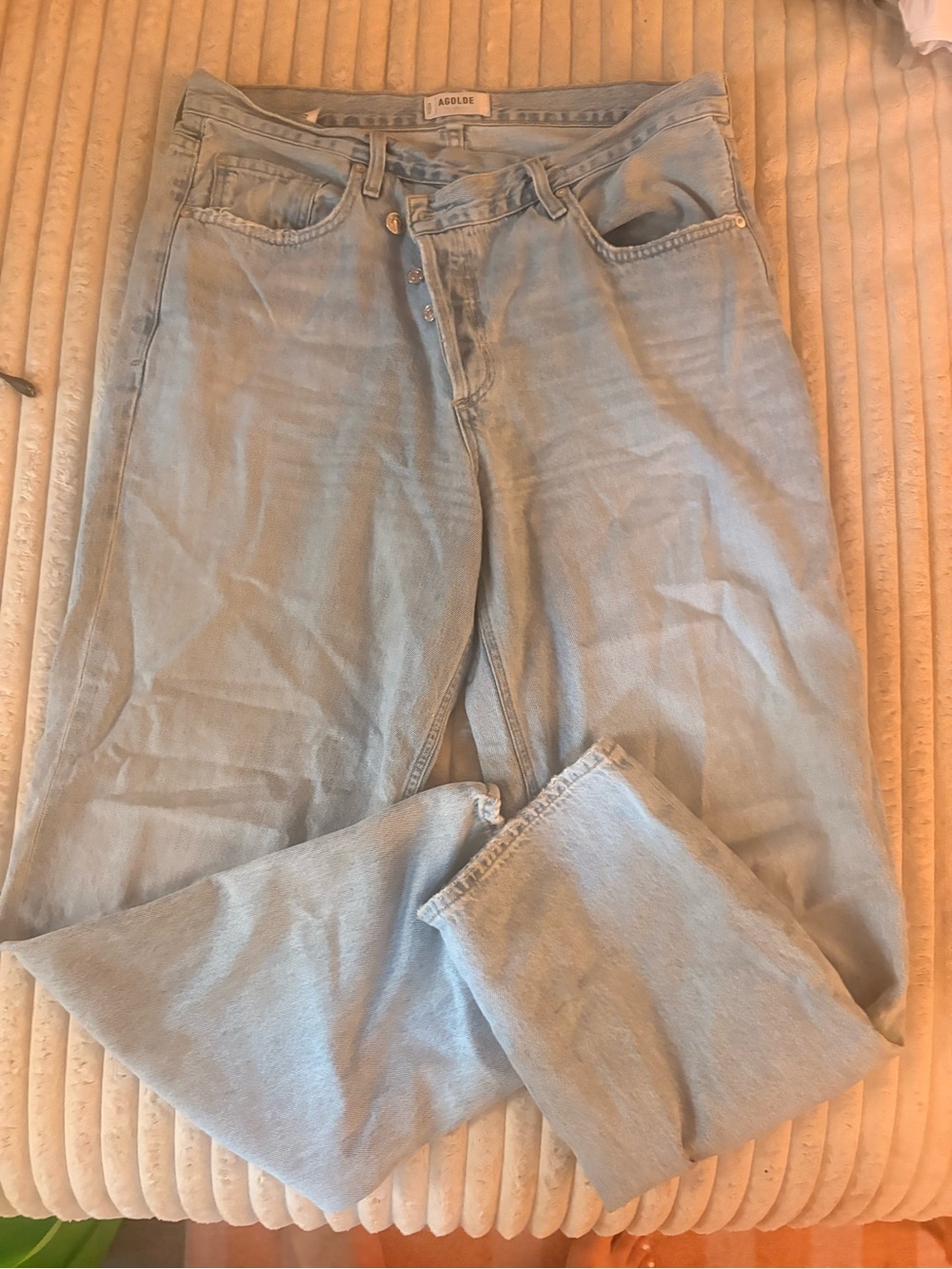 Agolde Light Blue Boyfriend Jeans